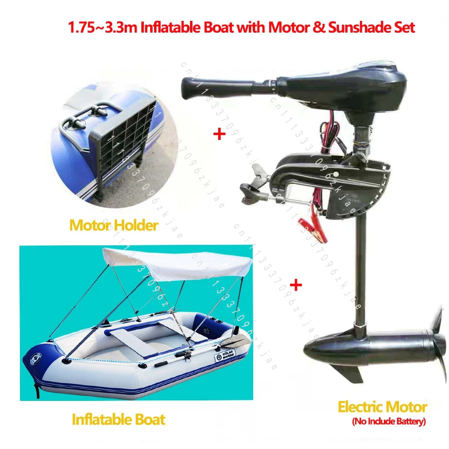 Fishing Boat Inflatable - Opblaasbare boot van 1,75~3,3m met motor
