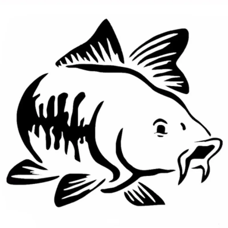 Autosticker Cartoon Karperviss - Fishing Boat Inflatable recensie en prijs