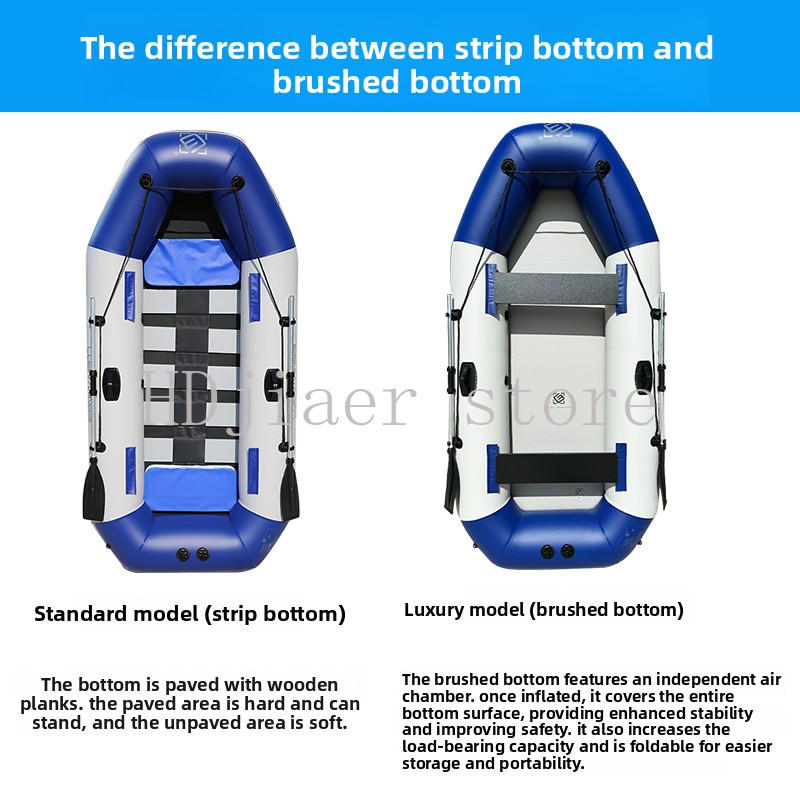 Opblaasbare boot met harde bod - Fishing Boat Inflatable recensie en prijs